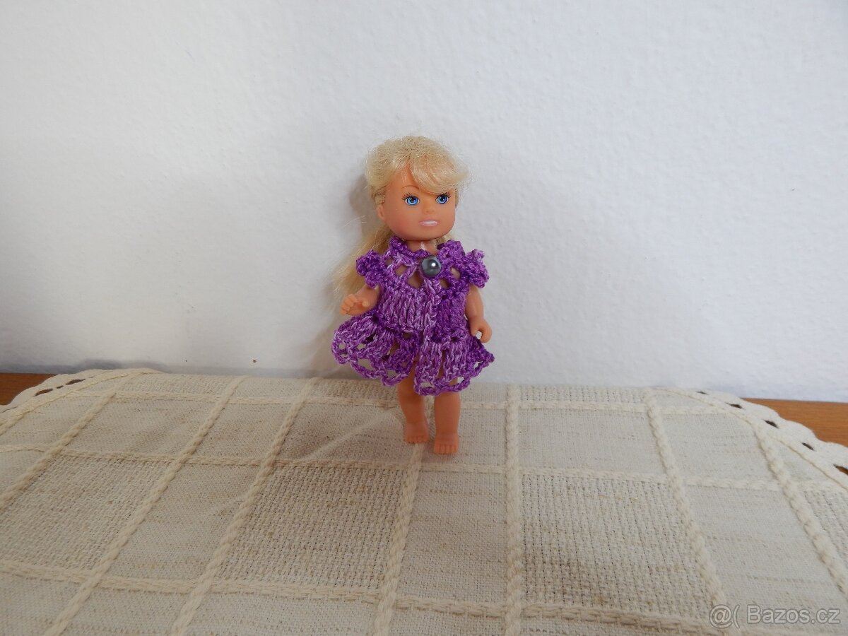 Ruční práce háčkované šatečky pro Evičku - Barbie - 6