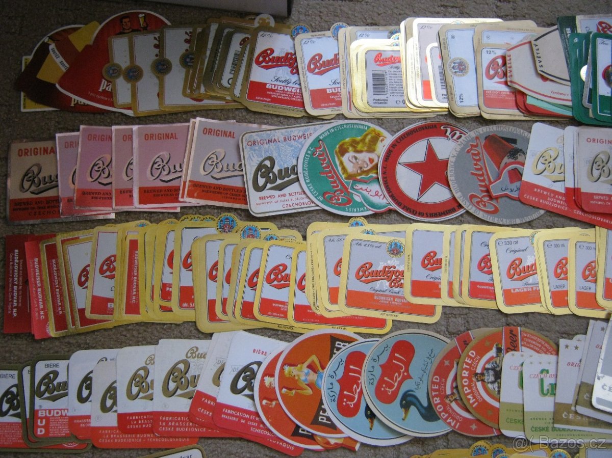 sbírka pivní etikety pivovar BUDVAR Č. Budějovice 1052ks - 6