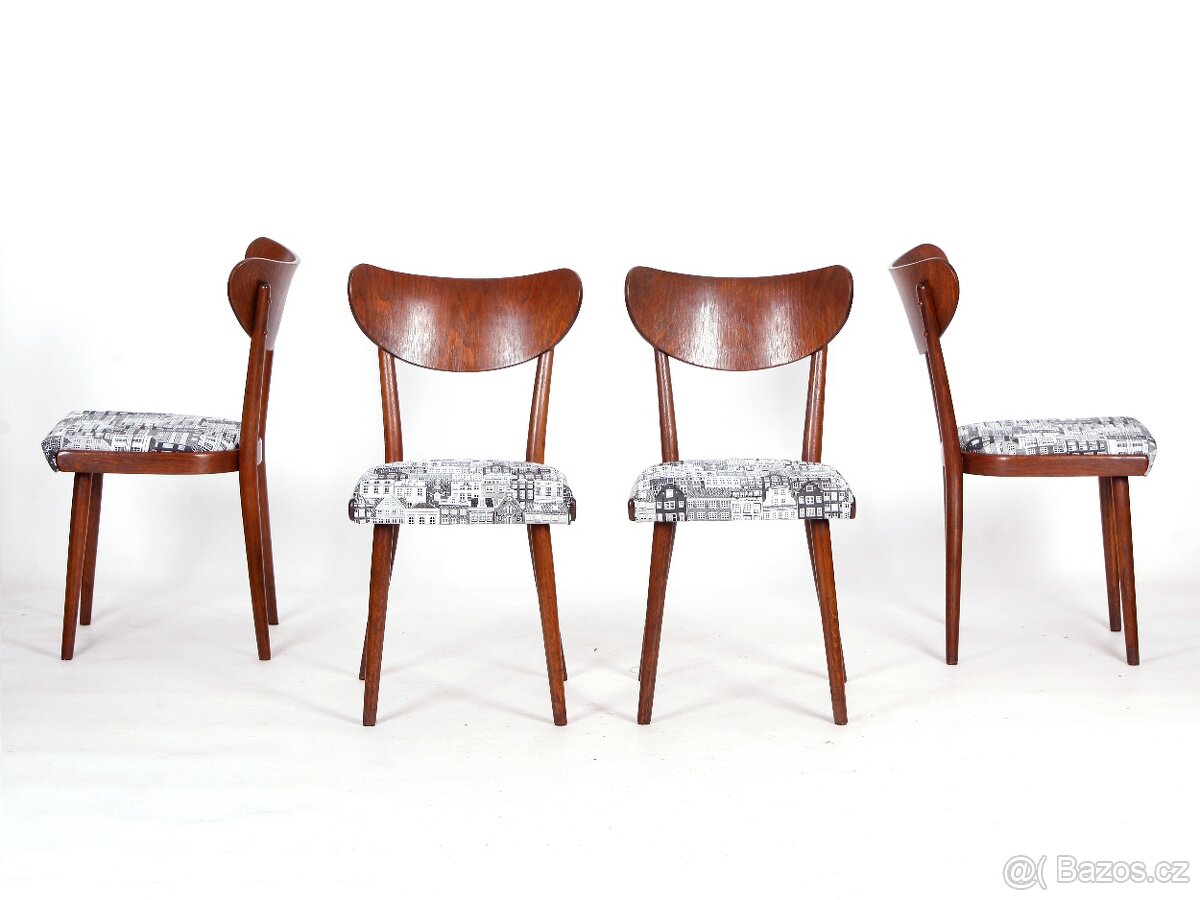 Přečalouněné jídelní židle TON Banana. - 6