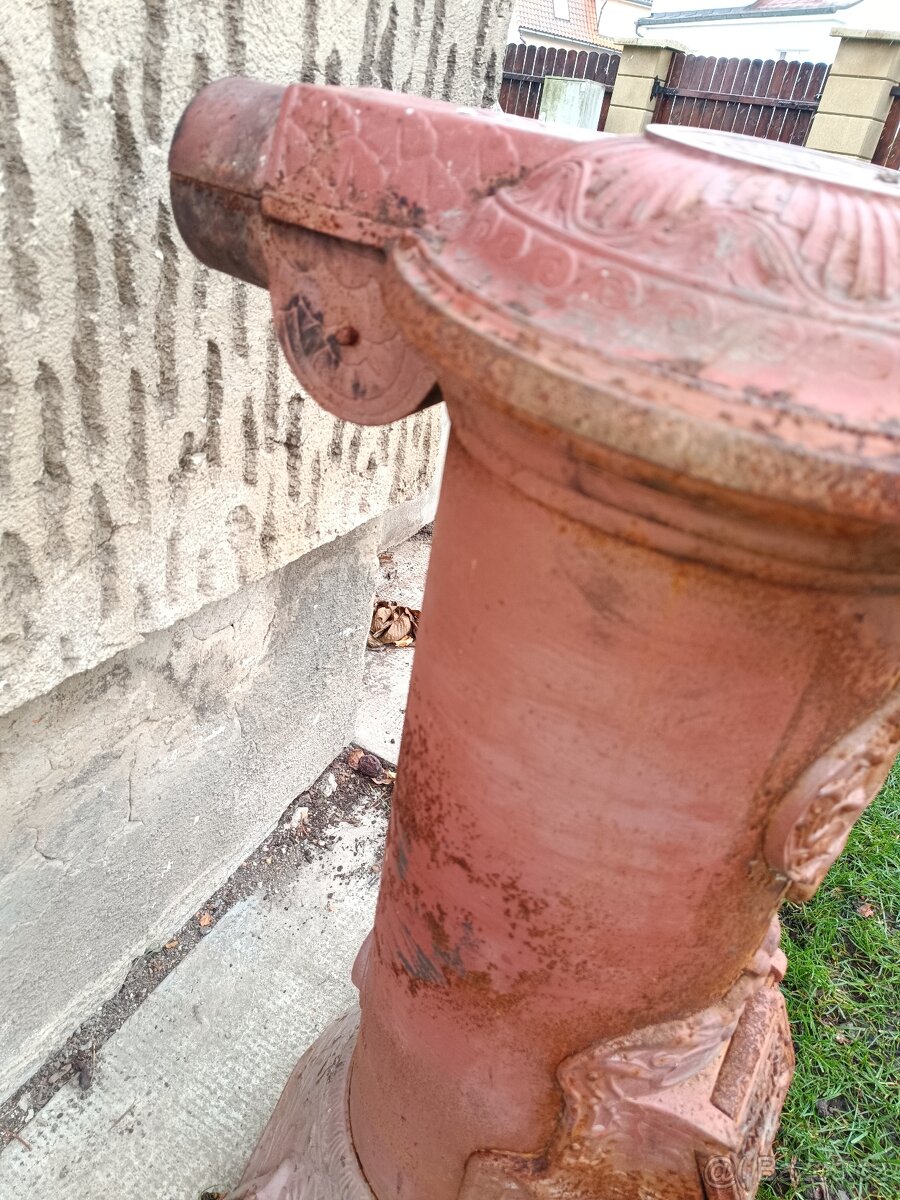 Starožitná litinová kamna - 6