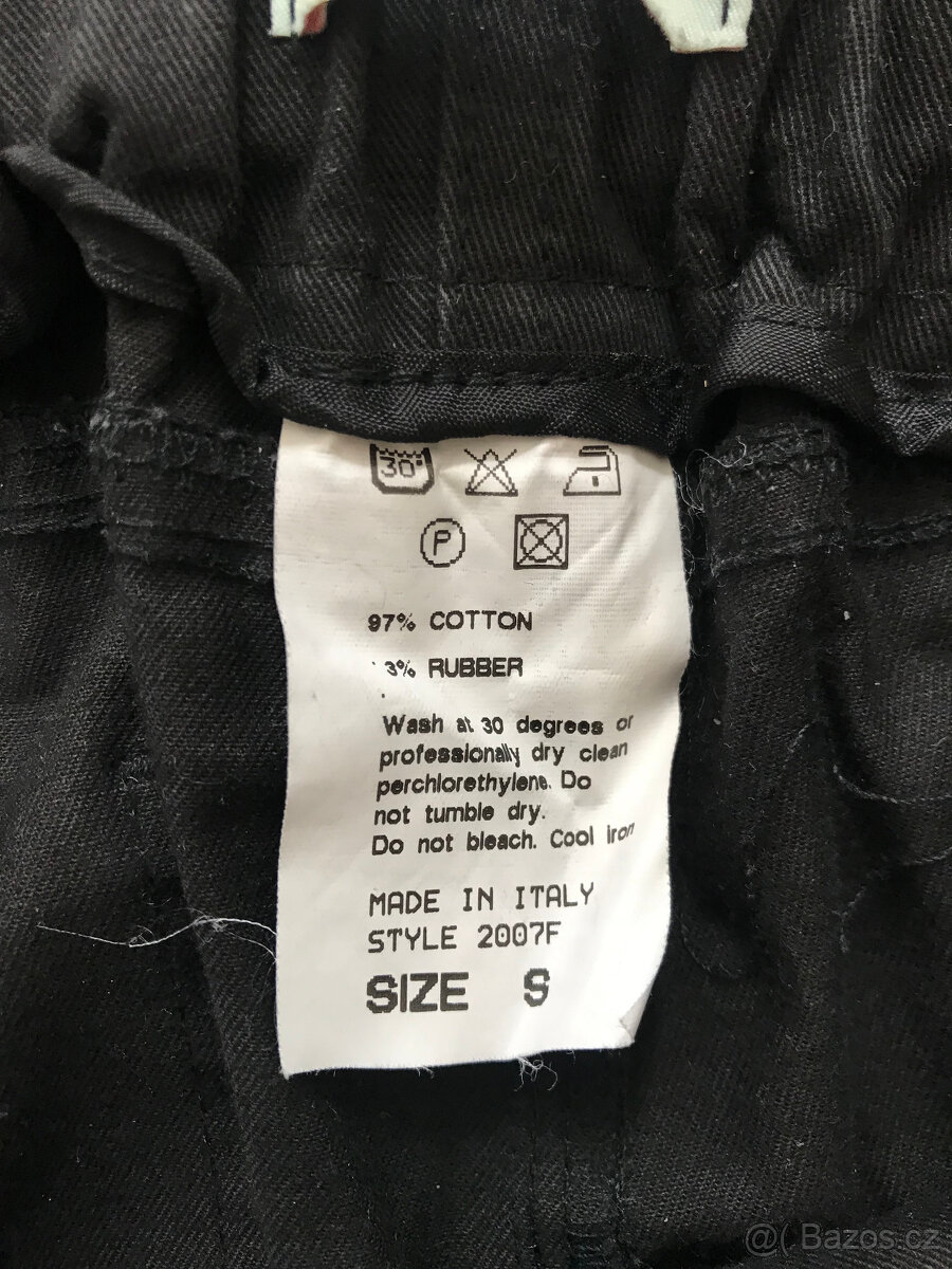 Černé těhotenské džíny Cadeau S, nové - 6