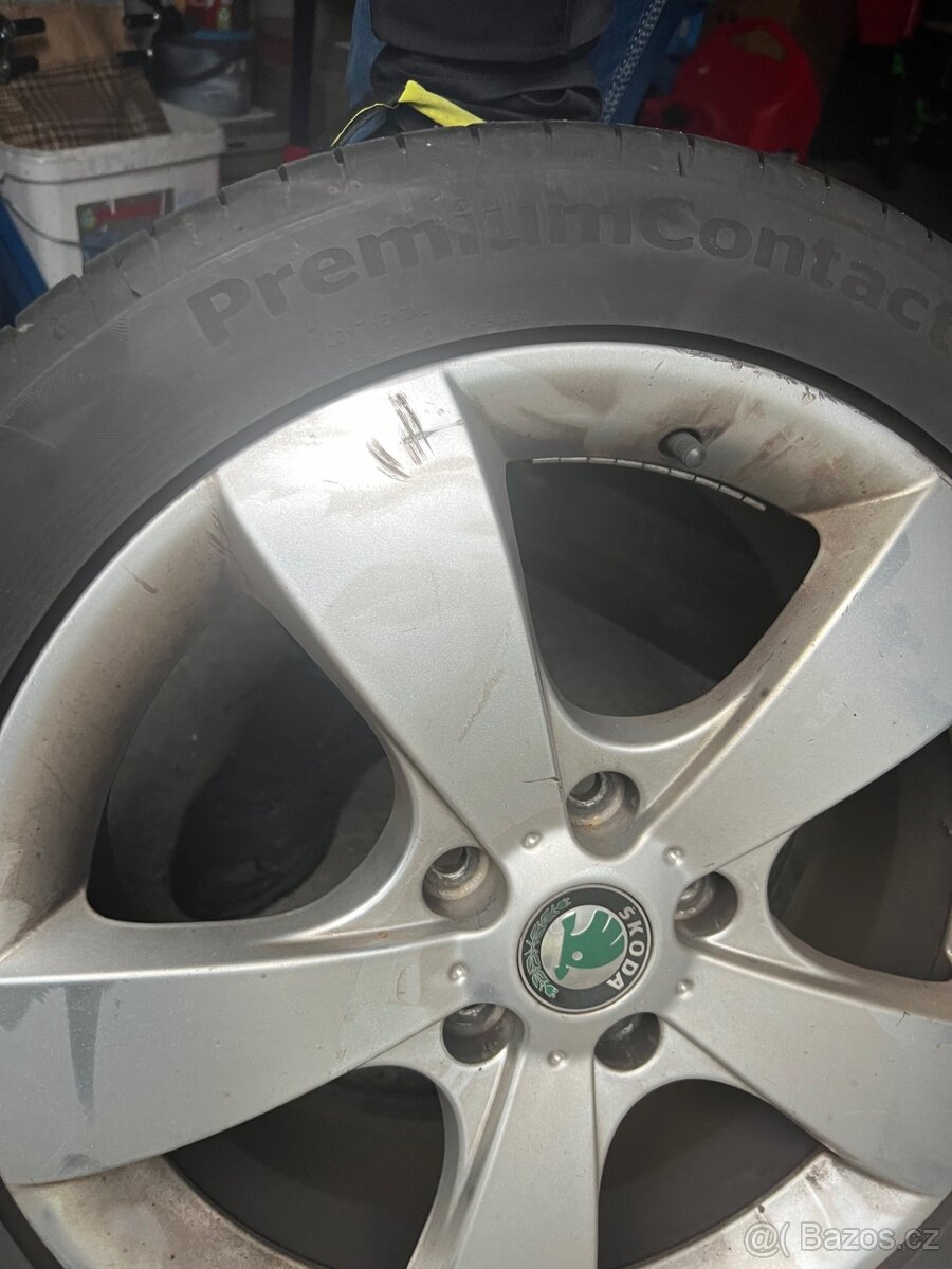 orig. disky škoda PEGASUS + pneu CONTINENTAL - 6