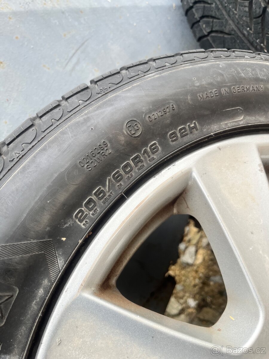 Zimní komplety 205/60 R16 5x112 Borbet - 6