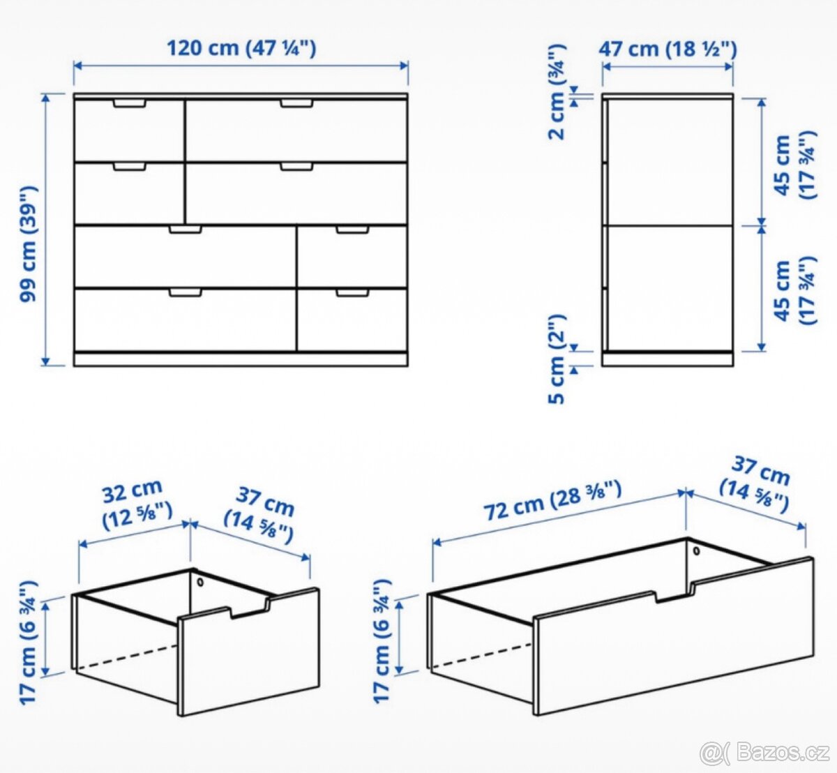 Komoda Ikea Nordli - 6