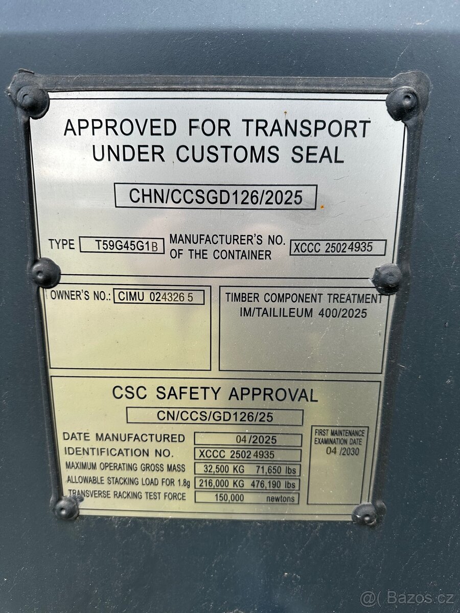 Pronájem skladovacího prostoru –lodní kontejner - 6