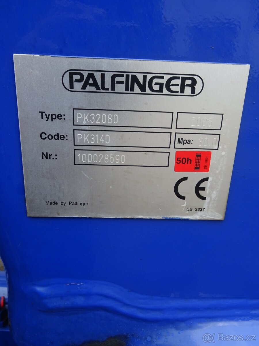 Výkonná hydraulická ruka PALFINGER PK 32080 D, rádio, ... - 6