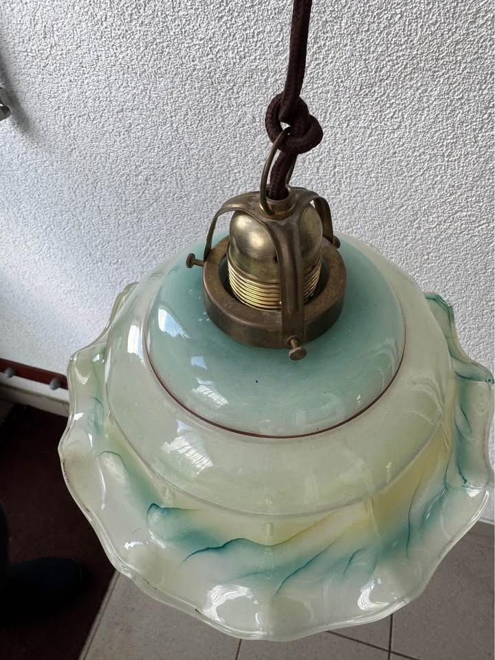 starožitný stahovací lustr lampa-více v inzerátu - 6