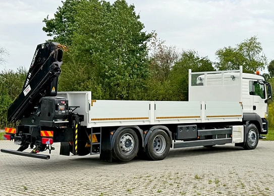 MAN TGS 26.460 6x2 - valník s hydraulickou rukou - 6