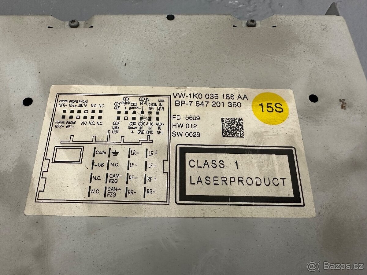 VW Autorádio RCD300 - 6