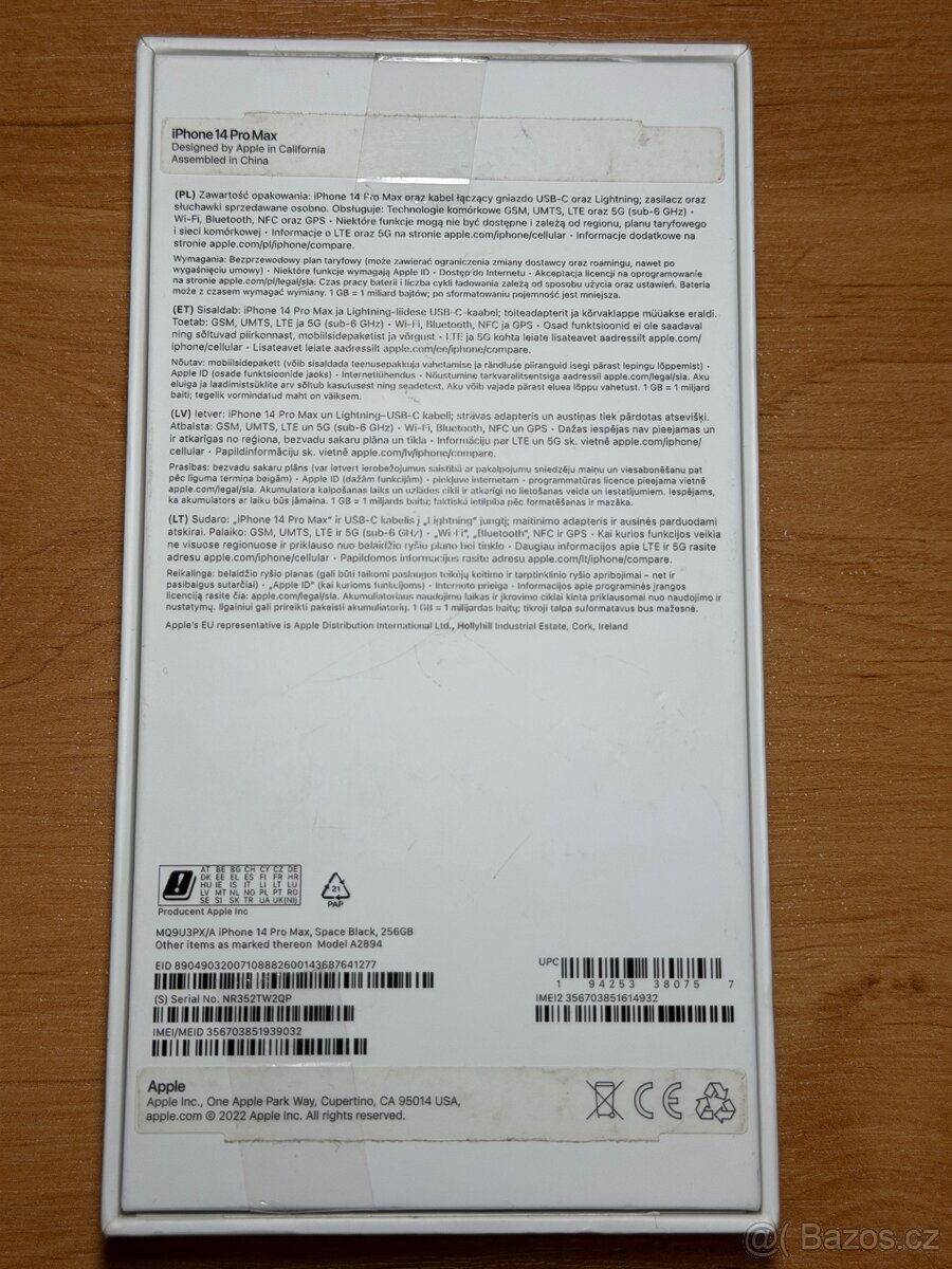 IPhone 14 Pro Max 256GB Space Black - 6