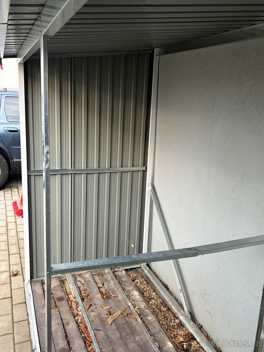 Plechový dřevník 302 x 119 x 190 - 6