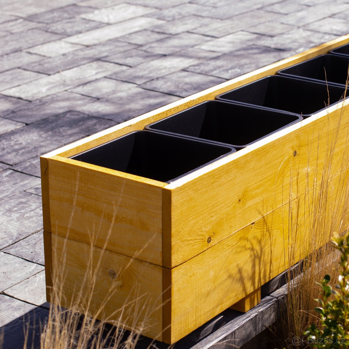 Dřevěné truhlíky na terasu - pinie - 6