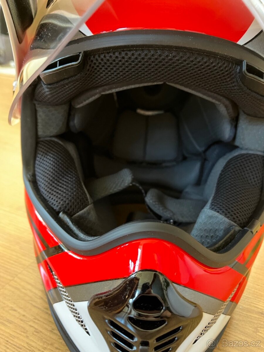 přilba/helma červená HONDA Arai Tour-X4, S, NOVÁ - 6