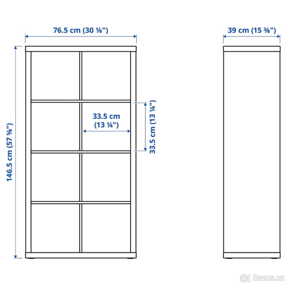 Policový díl KALLAX IKEA - 6