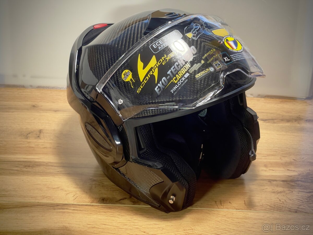 Přilba překlopná Scorpion EXO-Tech EVO Carbon XL + kom - 6