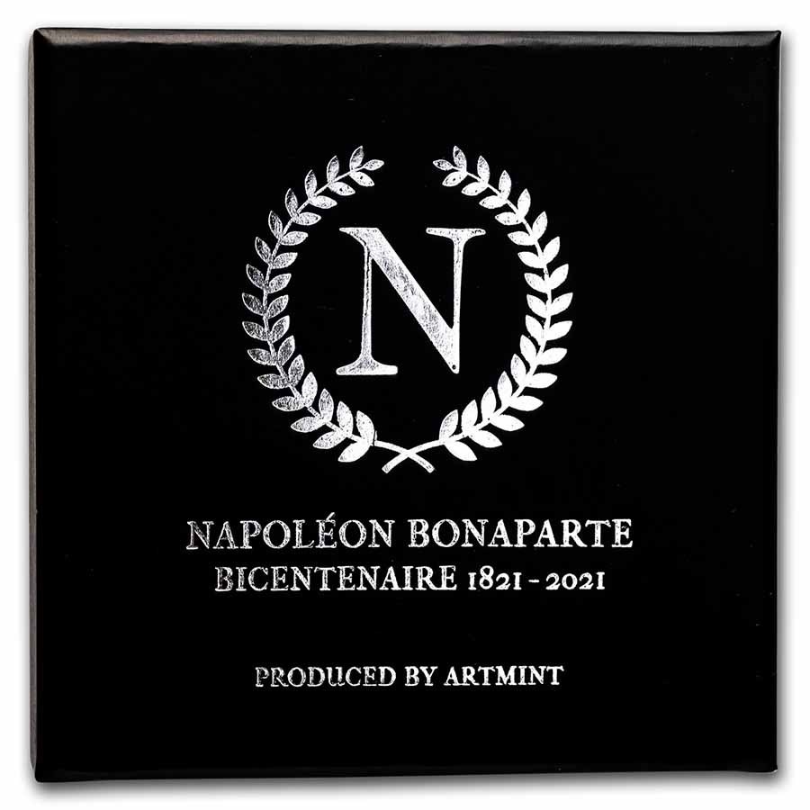 MINCE NAPOLEON BONAPARTE 200th Anniversary 2 Oz Silver Coin - 6