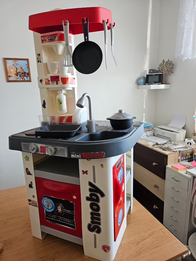 Dětská kuchyňka Tefal Smoby + plno jídla - 6