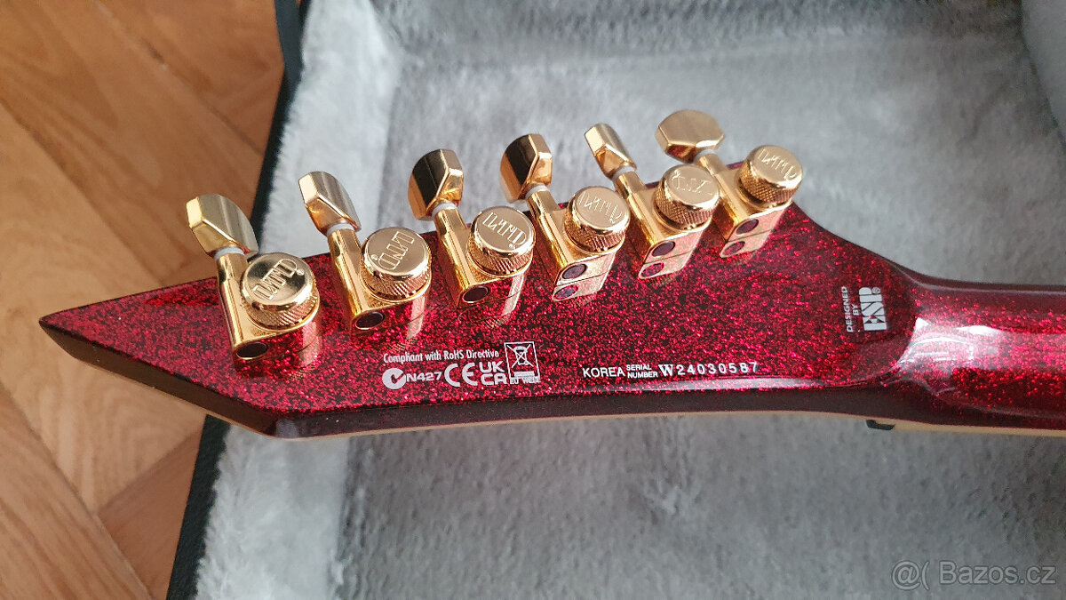 Zánovní kytara ESP LTD KH-V Kirk Hammet signature - Red Spar - 6