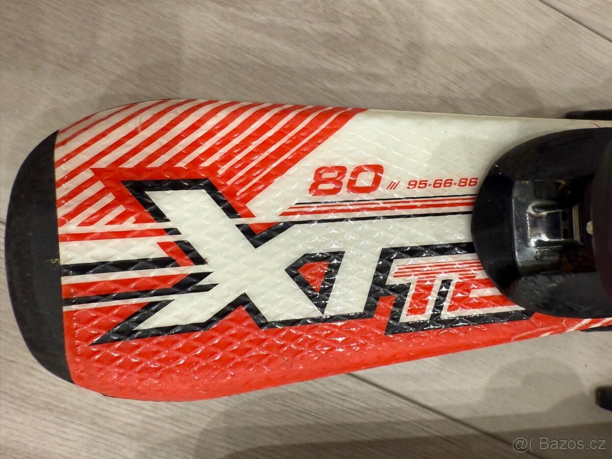 Prodám lyže a boty, dětské, velikost bot 22,2 a lyže 80cm. I - 6