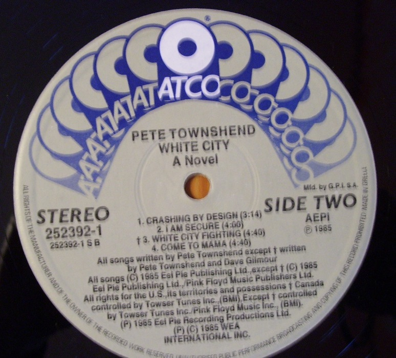 LP deska Pete Townshend-White City z r. 1985//161/ - 6
