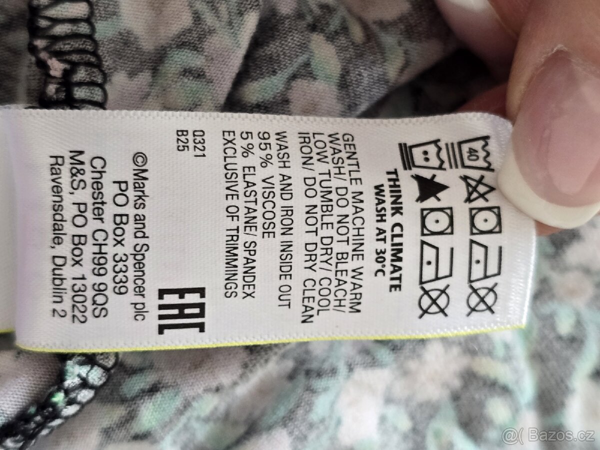 Dámské dlouhé šaty vel. L - 6