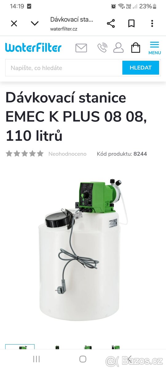 Dávkovací čerpadlo chemie EMEC - 6