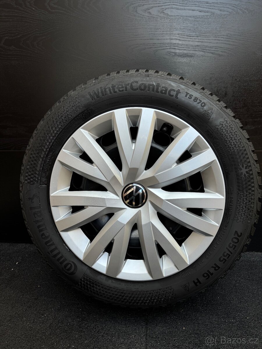 Originální plech kola VW Golf 205/55 R16 5x112❄️ (E5) - 6
