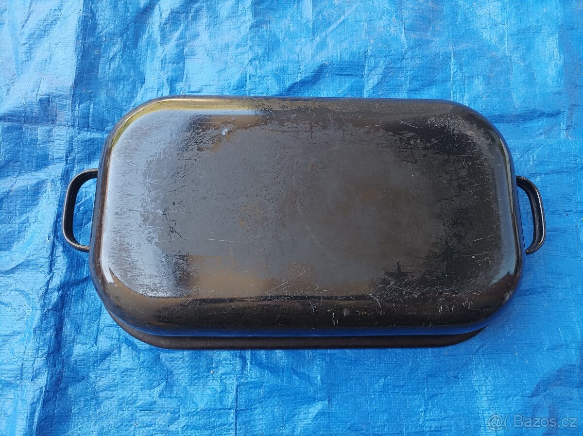 Smaltovaný černý plech - 6