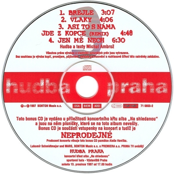 CD česká hudba (ceník v textu) - 6