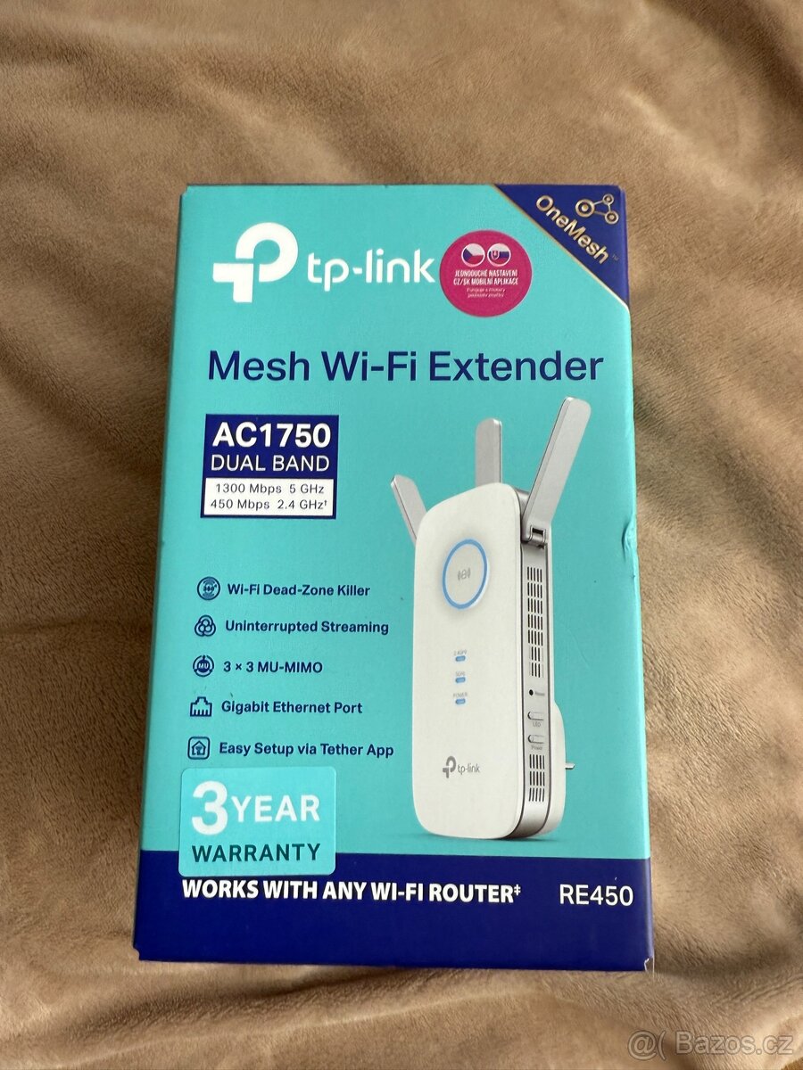 WI-FI extender TP-Link. V záruce - 6