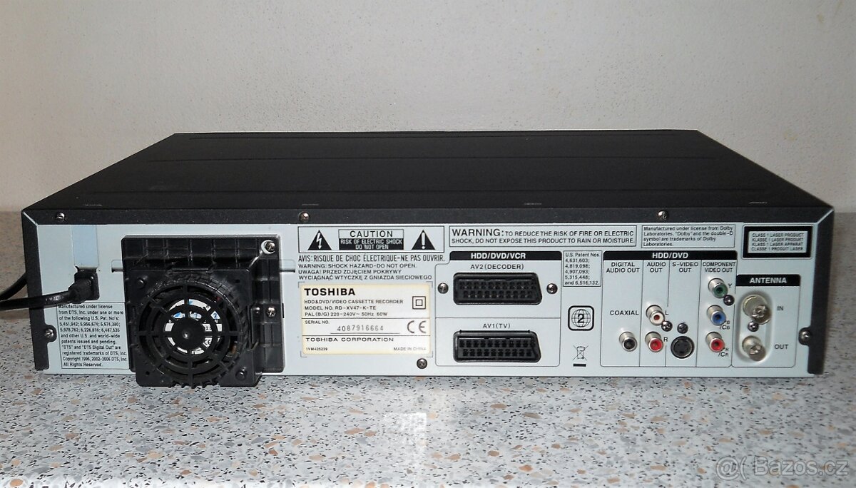 VHS-HDD-DVD rekordér Toshiba RD-XV45 - 6