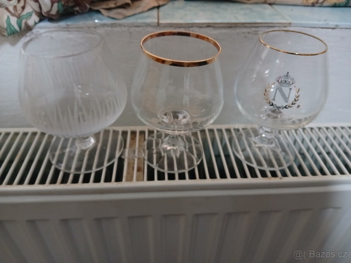 RETRO SKLENICKY NA VINO - 6