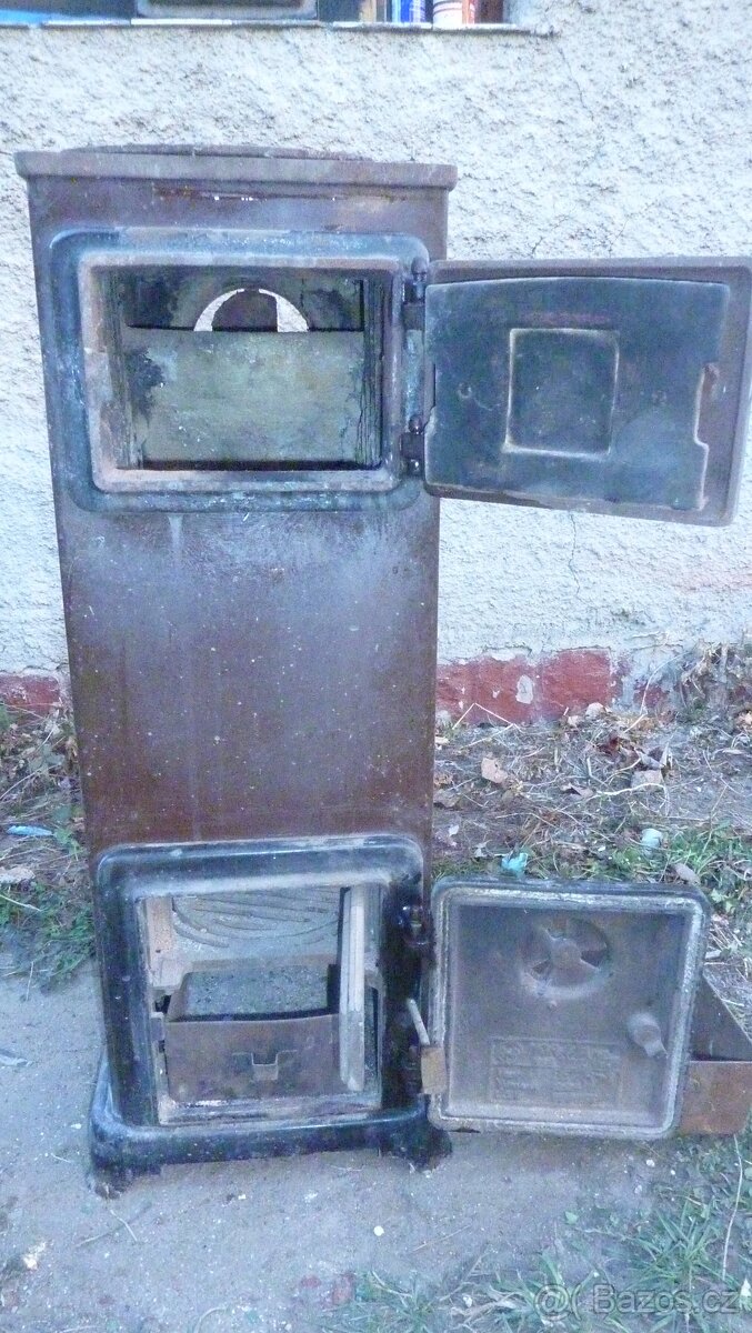 KAMÍNKA VINTAGE ČENKOV 99H A RETRO KAMNA PETRA - 6