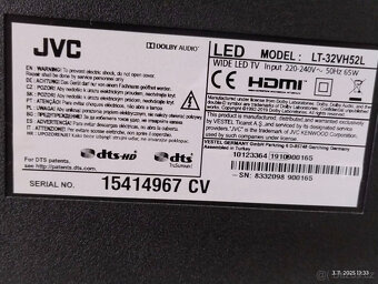 Televize JVC LT-32VH52L (SMART-Wifi) včetně ovladače+krabice - 6