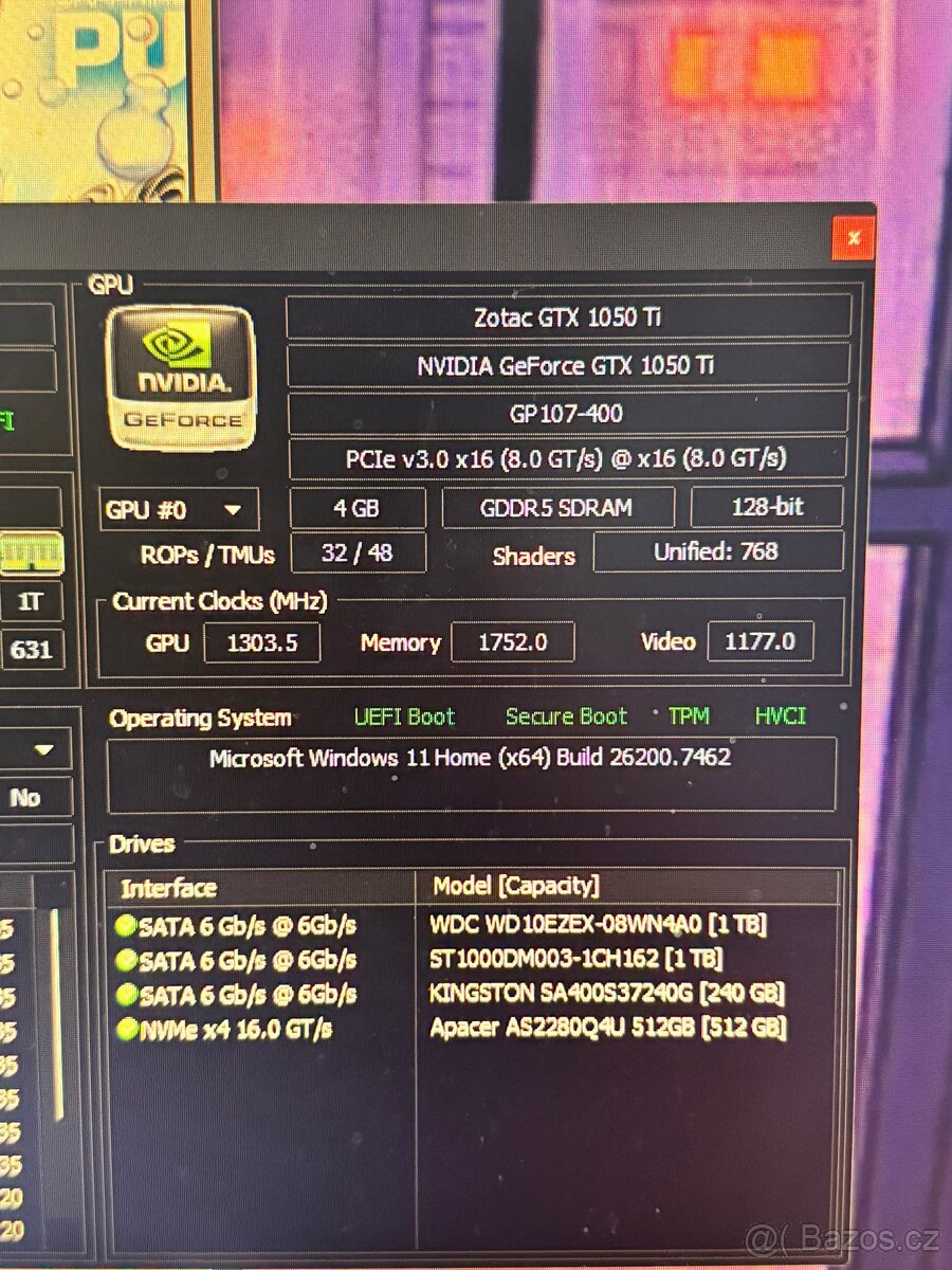 Zotac GTX 1050 Ti - 6