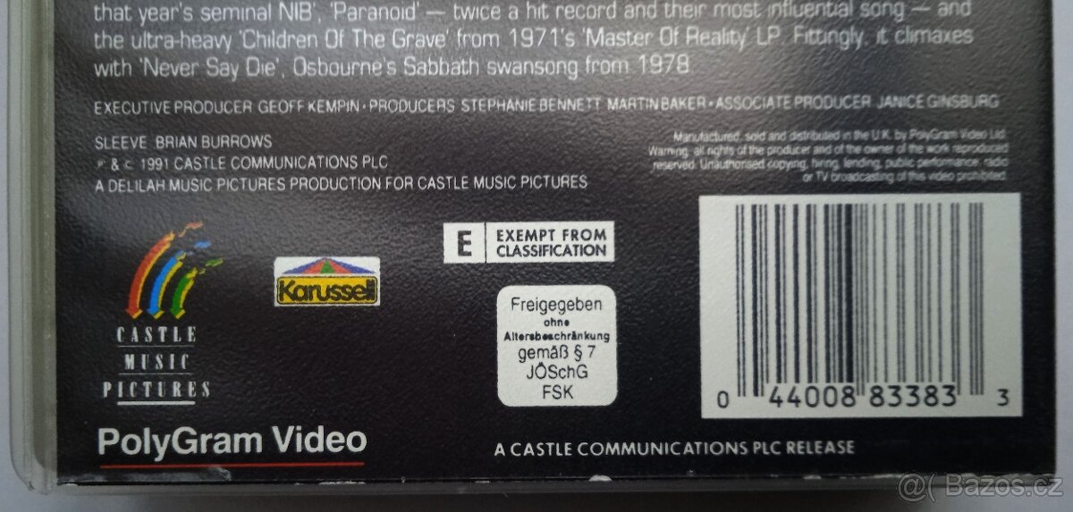 VHS BLACK SABBATH - THE STORY VOL.1 - 6