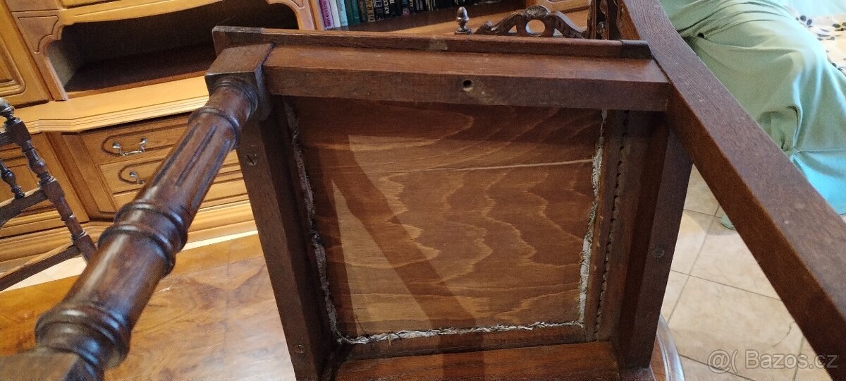 krásné starožitné židle 4ks - 6