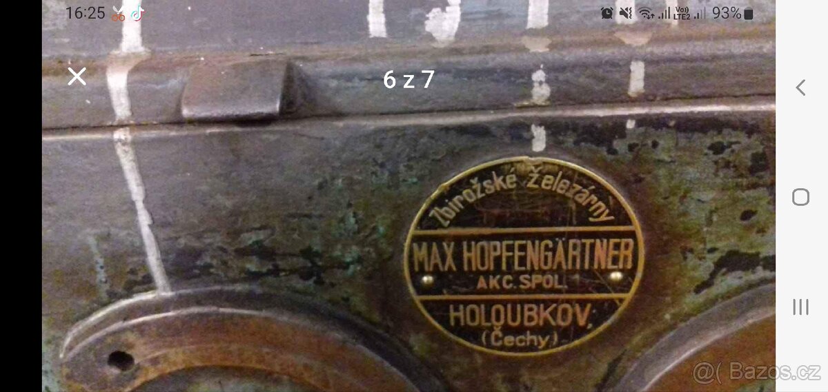 Prvorepublikový soustruh Max Hopfengärtner - 6