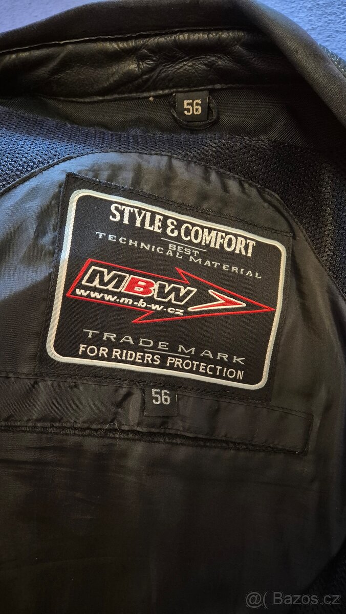 Moto kožená bunda MBW - 6