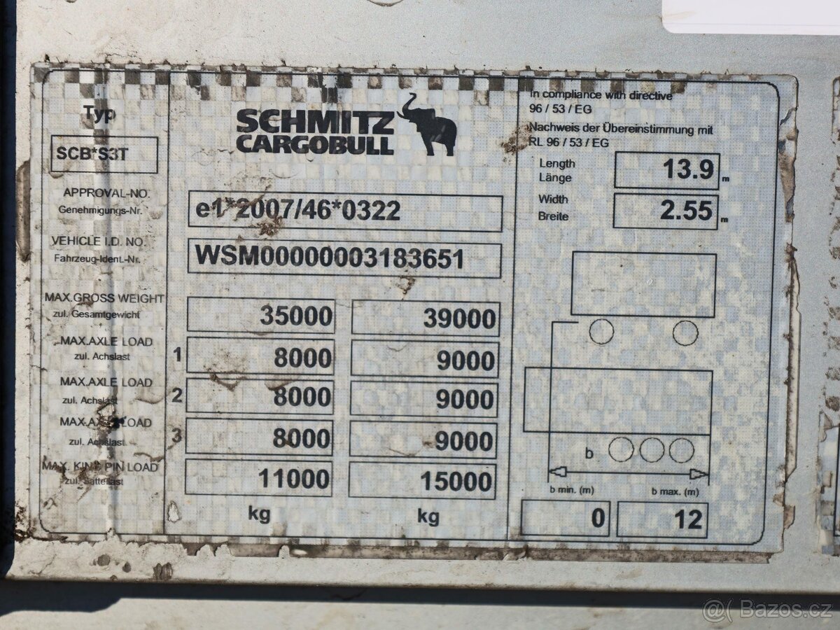 Schmitz CARGOBULL SCS 24/L, STANDARD, ZVEDACÍ NÁPRAVA, PALE - 6