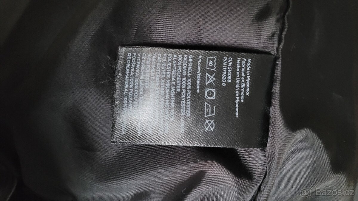 Zimní bunda H&M vel. 158 - 6