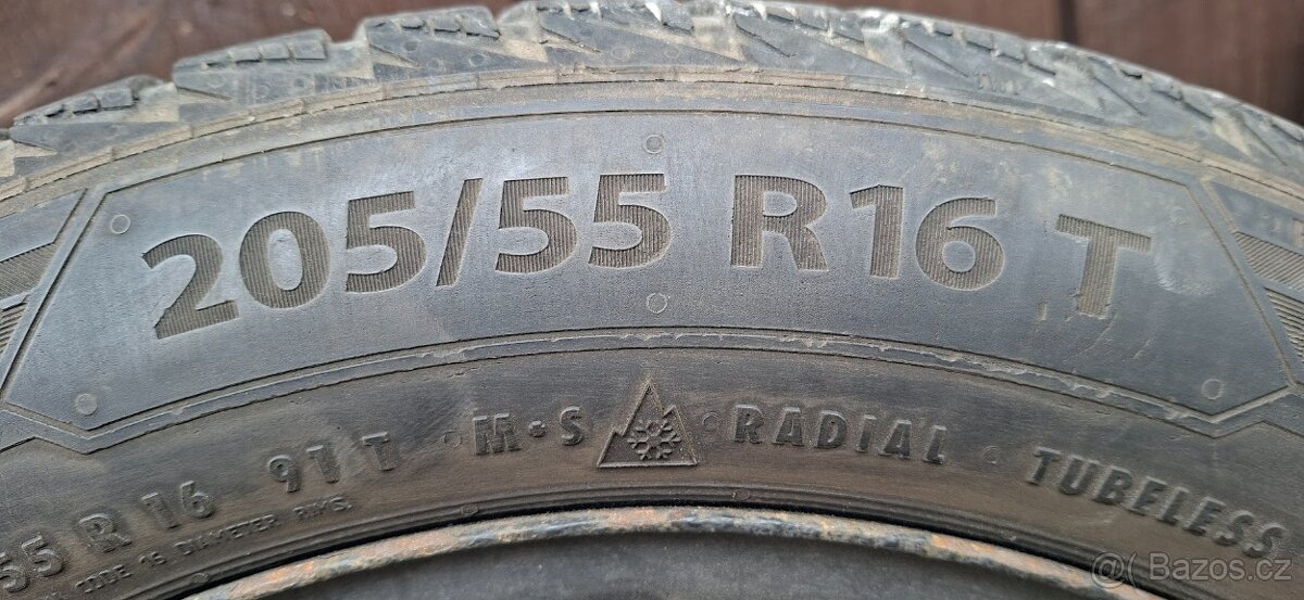 Zimni sada plech Toyota Auris, Corolla 205/55R16 - 6