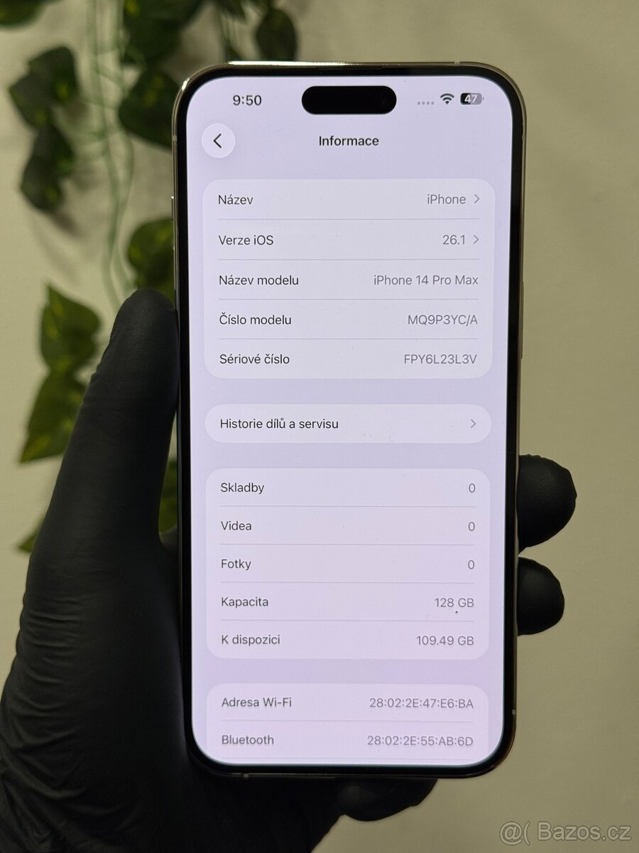 iPhone 14 Pro Max 128GB - 100% baterie - 6