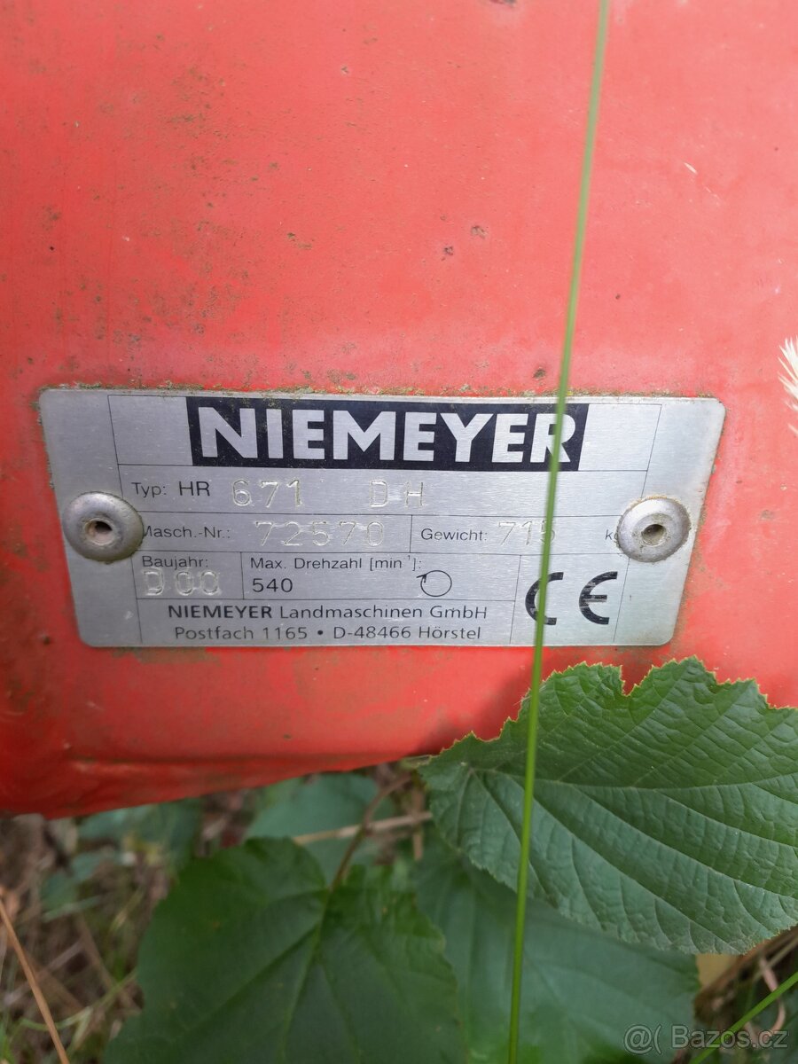 Niemeyer HR 671 DH obracak díly - 6