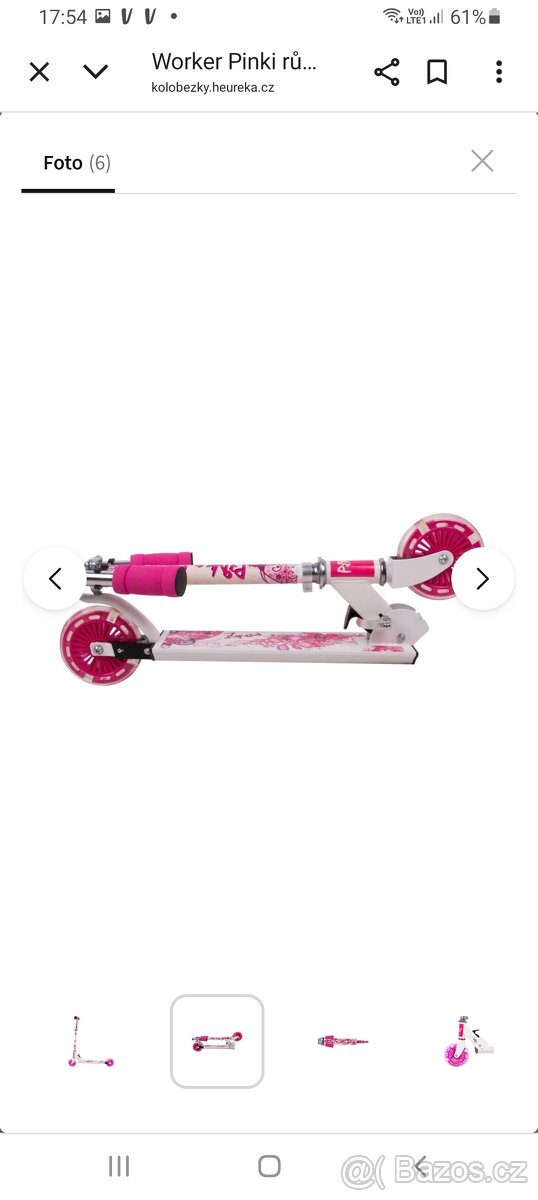 Koloběžka se svítícími kolečky - 6