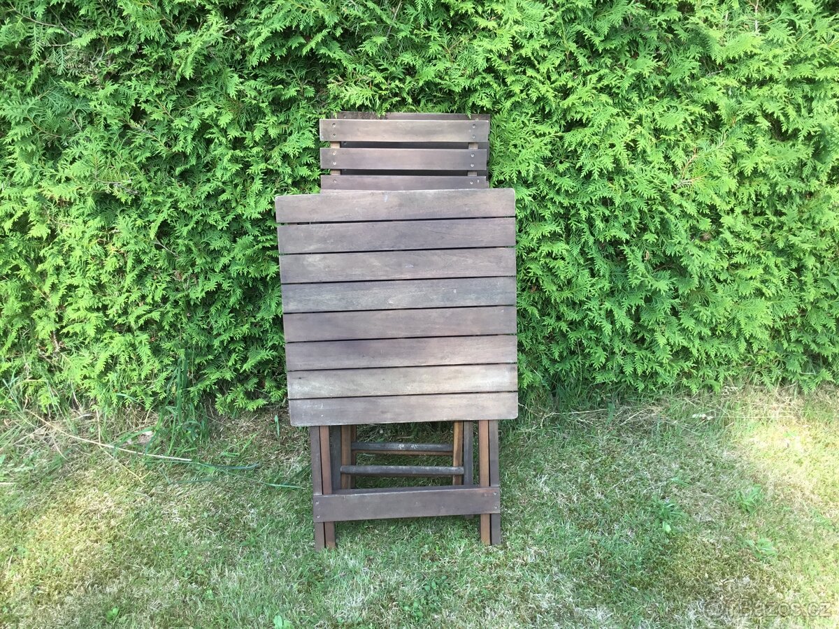 Set zahradního nábytku - stůl a 2 židle - 6