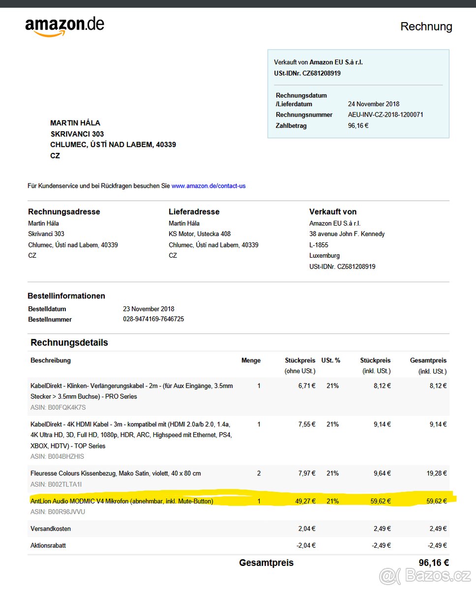 Mikrofon Antlion Audio ModMic - 6