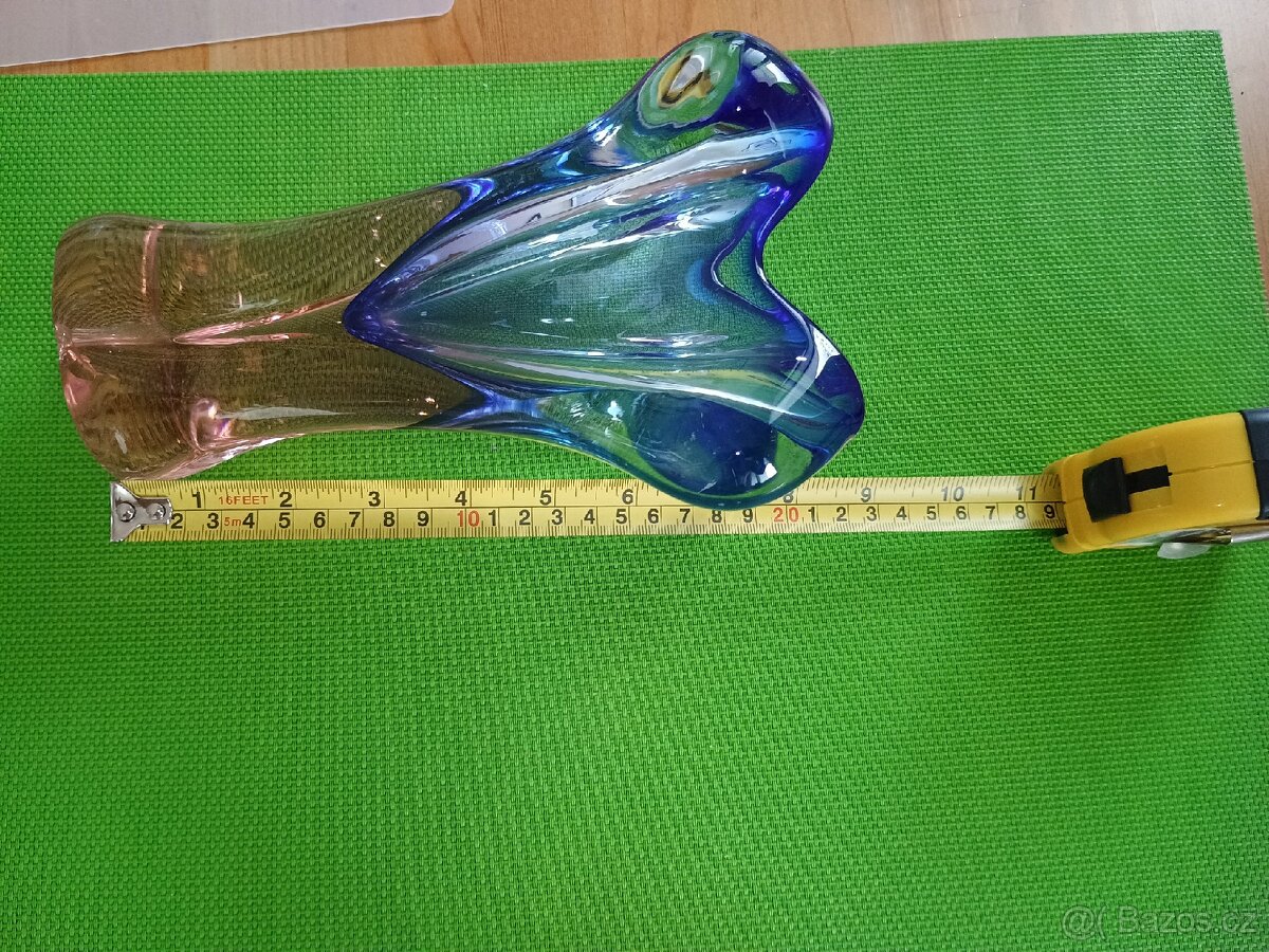 Váza z hutního skla - JOSEF HOSPODKA - ŠKRDLOVICE - 6