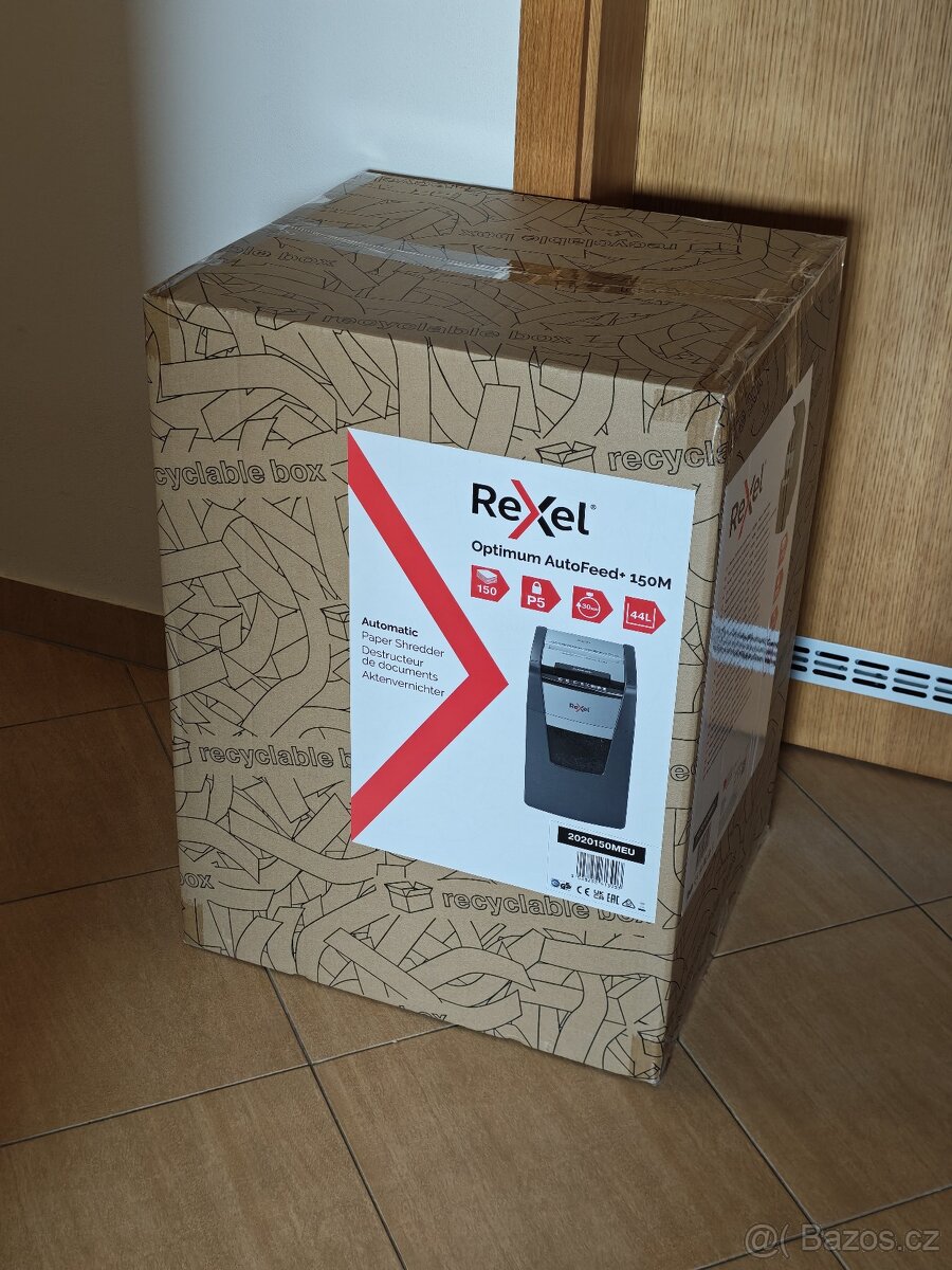 Skartovačka Rexel Optimum AutoFeed+ 150M (automatické podává - 6