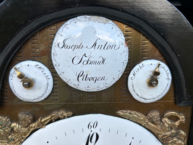 Barokní hodiny aldojčky sig. Loket. - 6